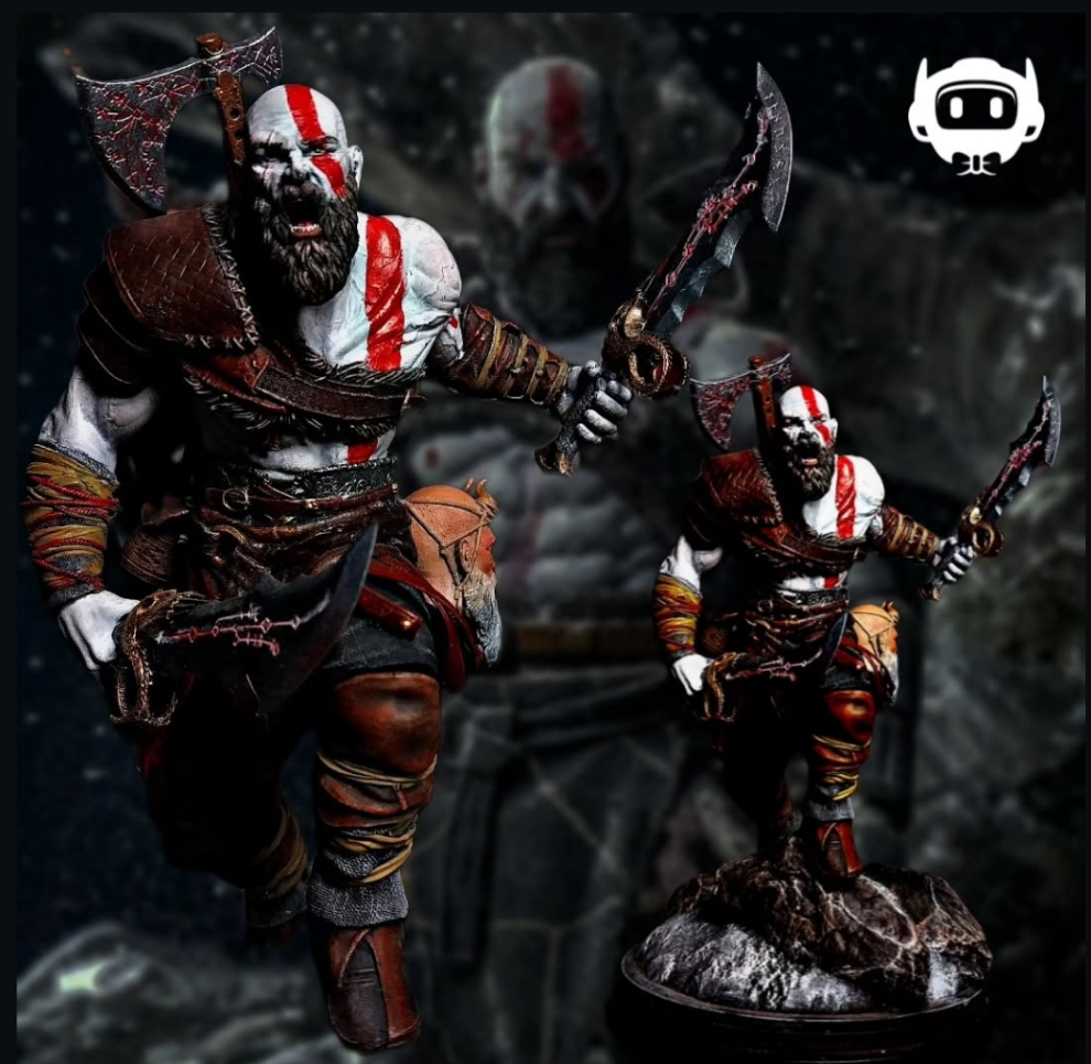Kratos figure Resin (Game)