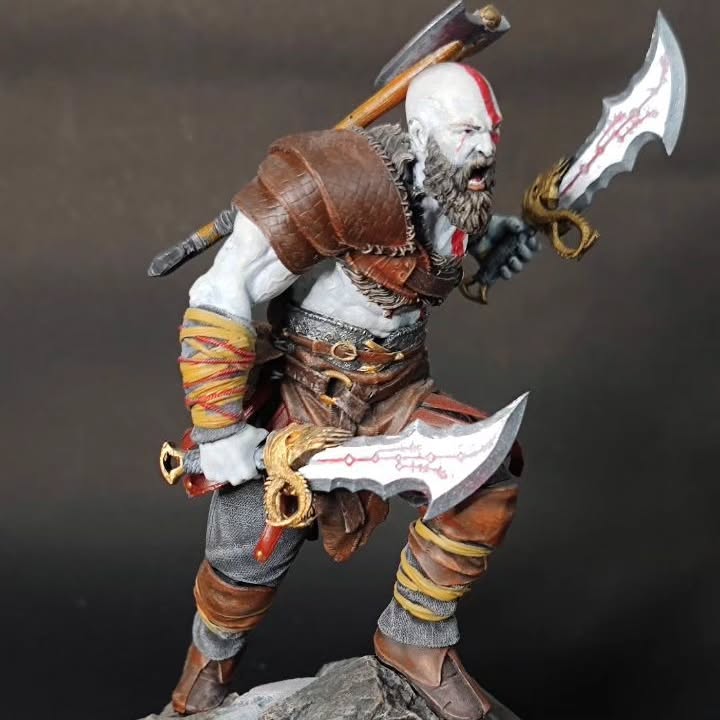 Kratos figure Resin (Game)