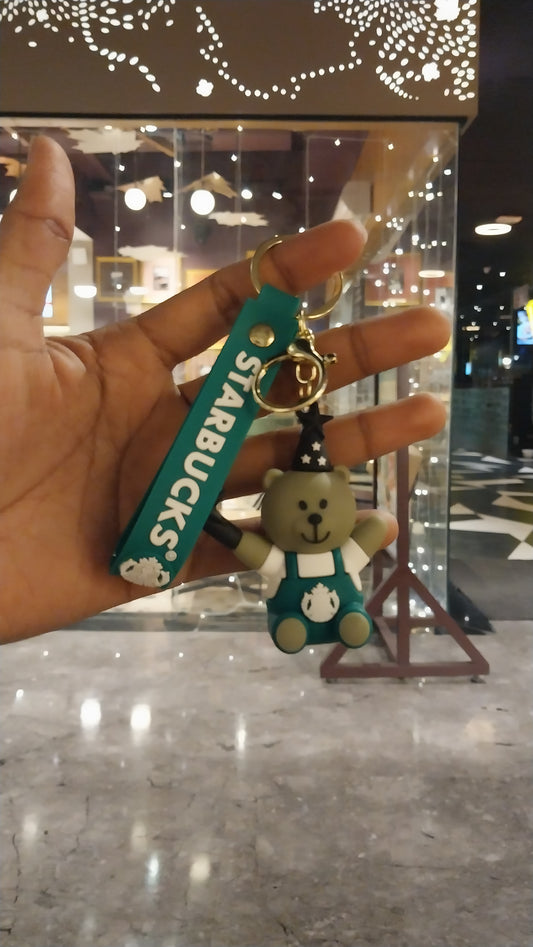 Party Green bear Starbucks (Keychain)