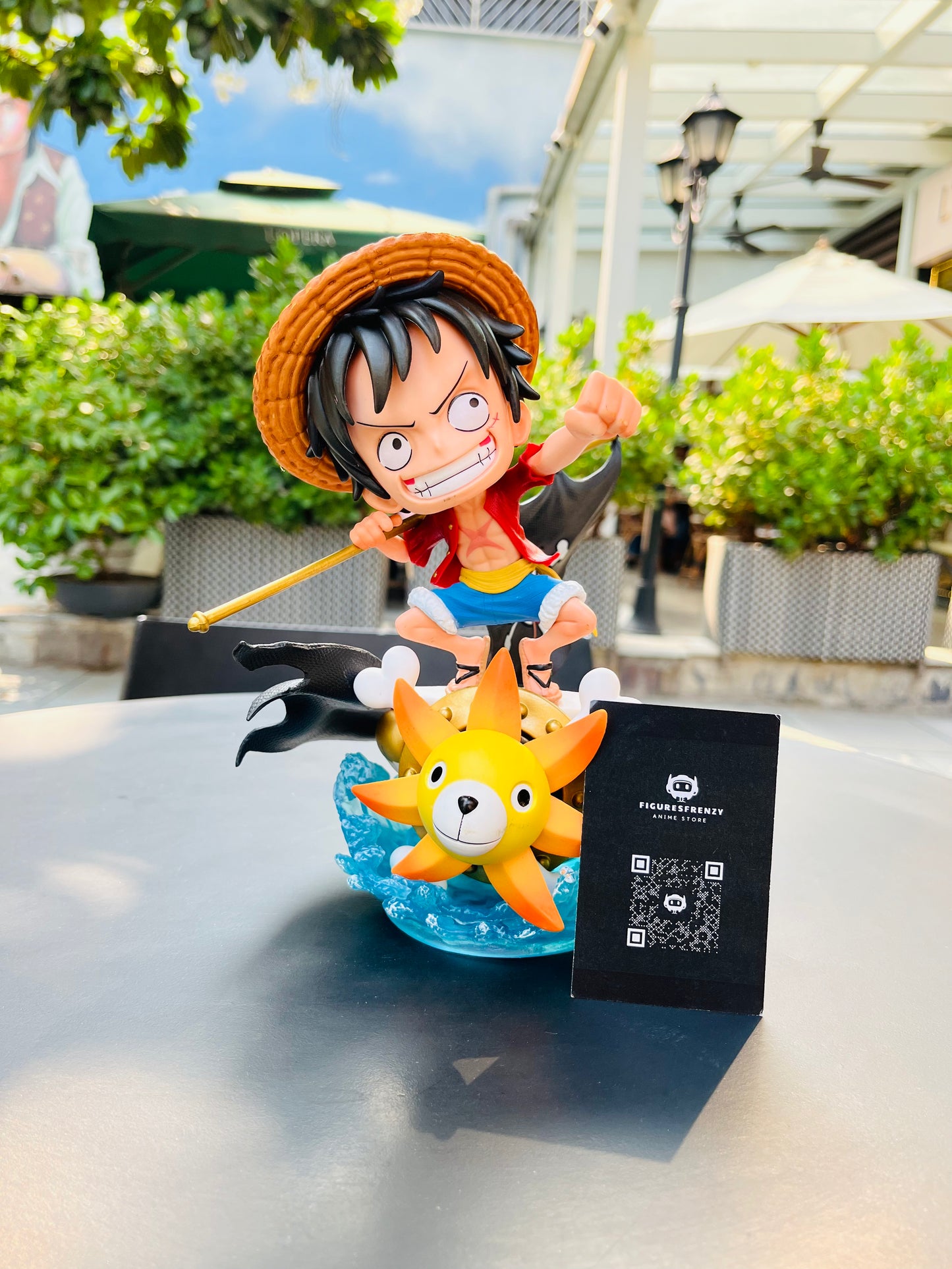 Luffy with thousand sunny (Onepiece)
