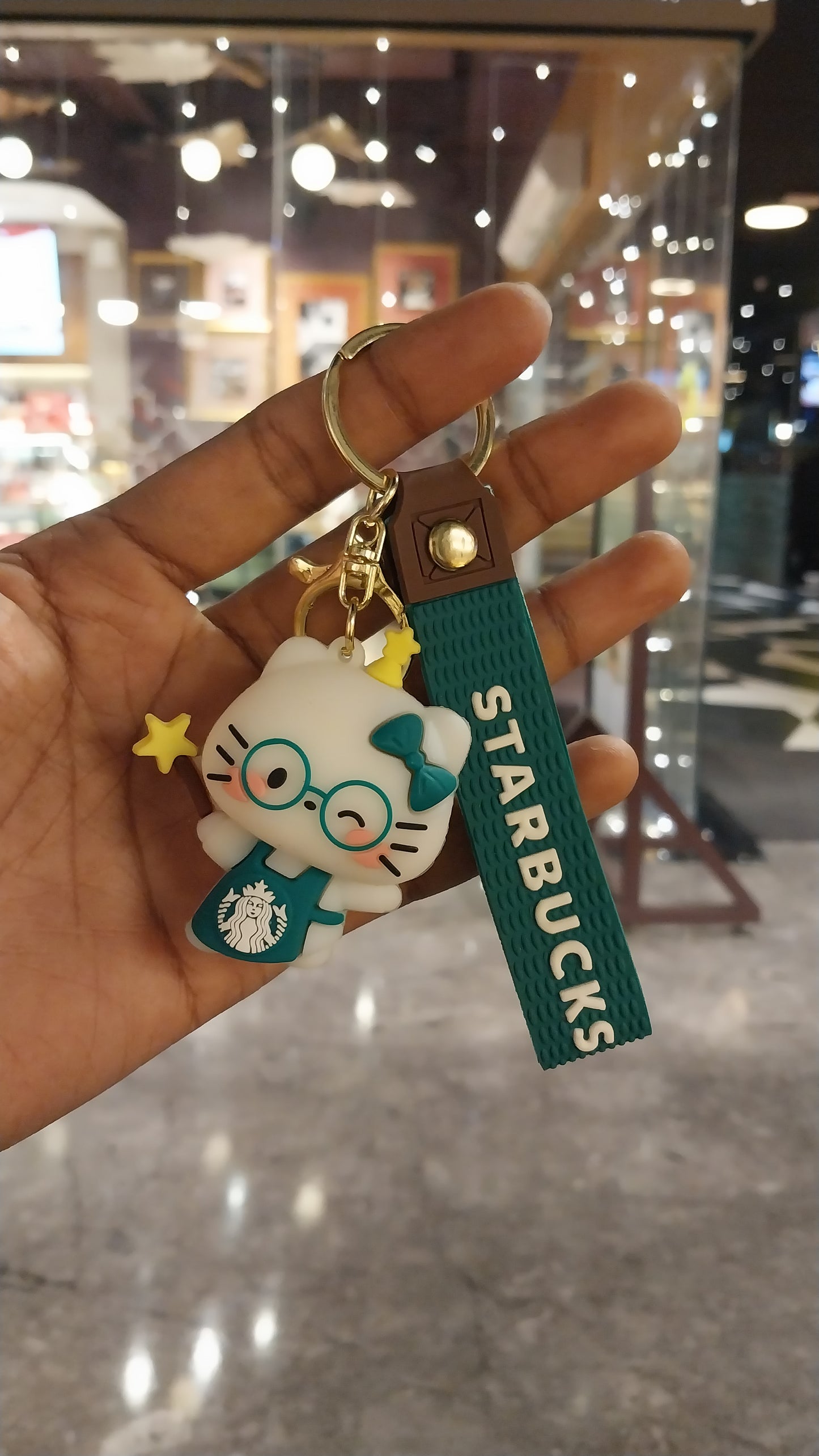 kitty Starbucks (Keychain)