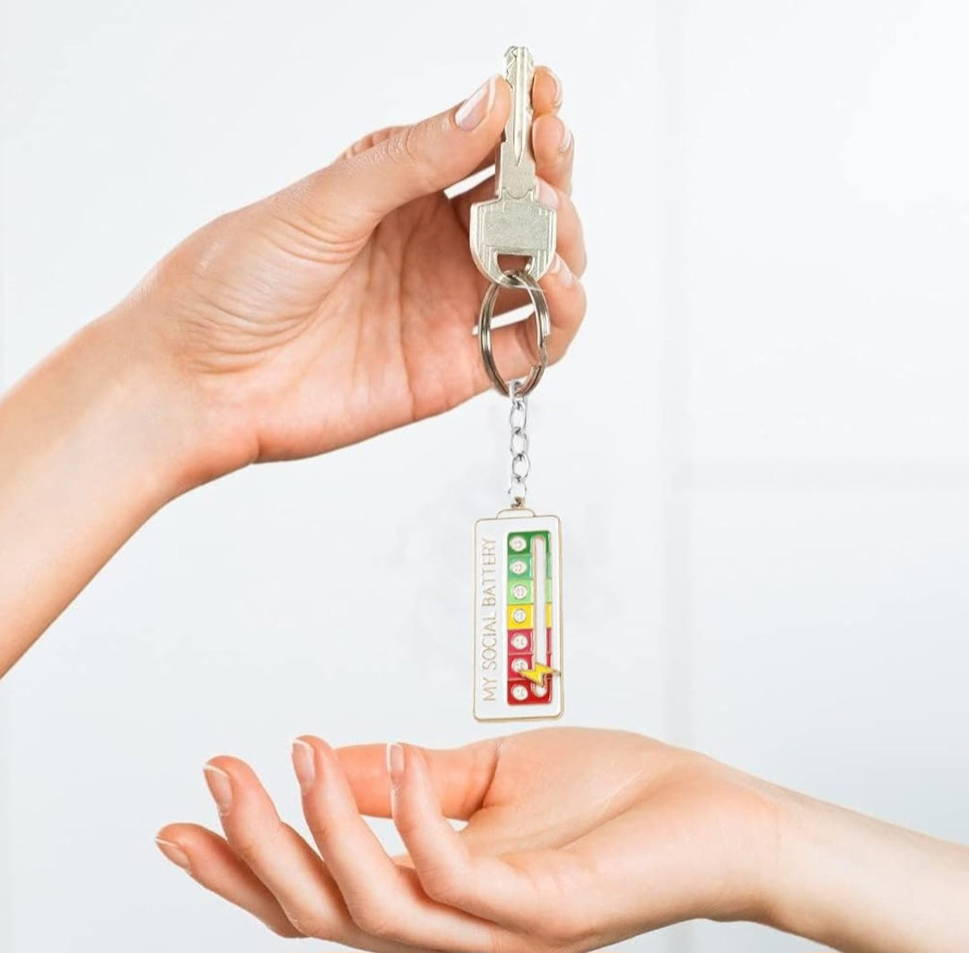 My social battery Keychain