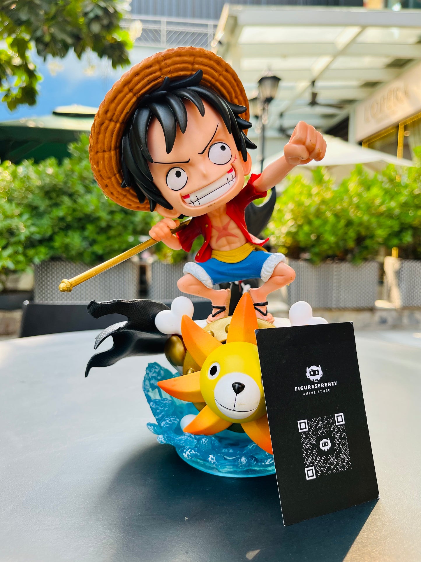 Luffy with thousand sunny (Onepiece)