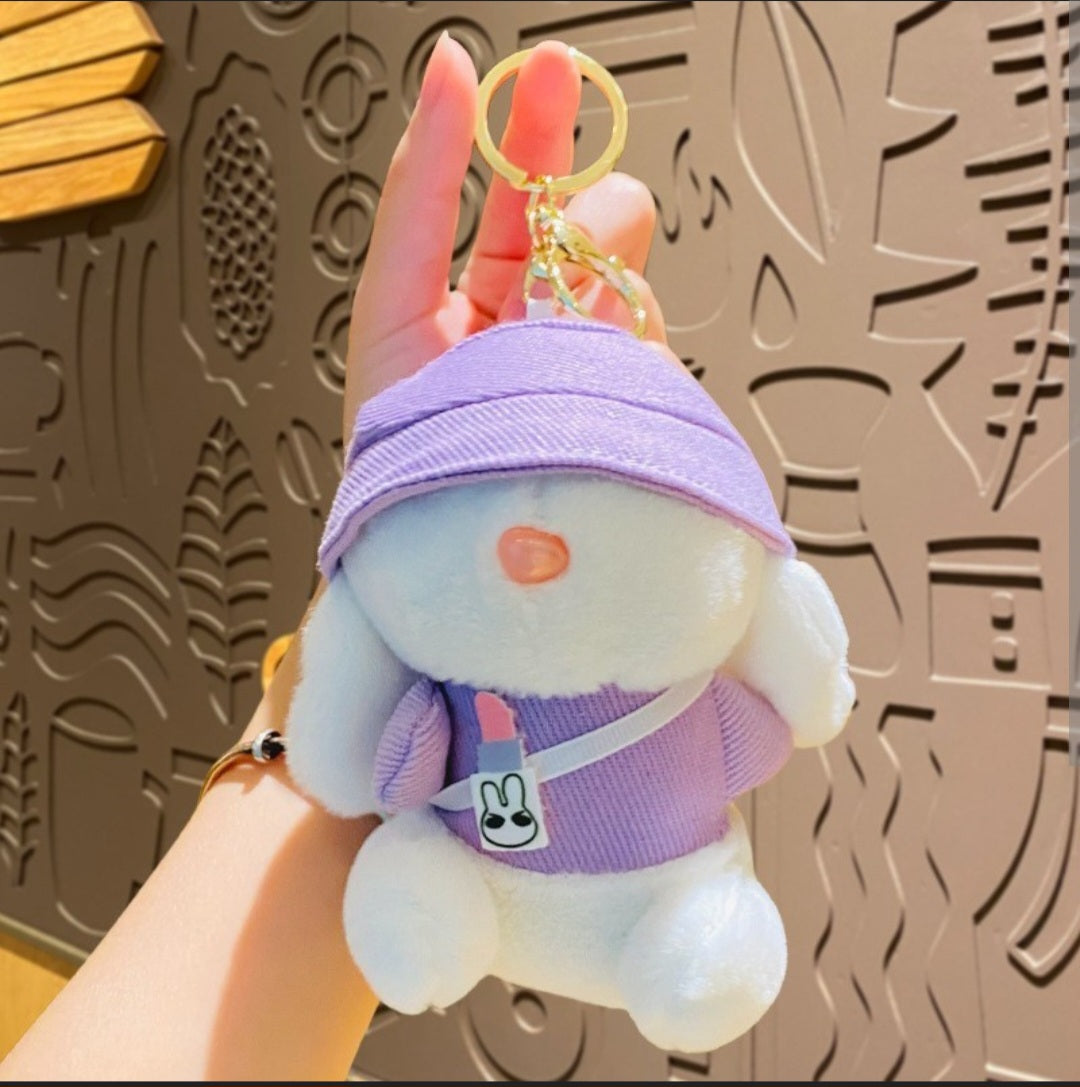 purple bunny plush