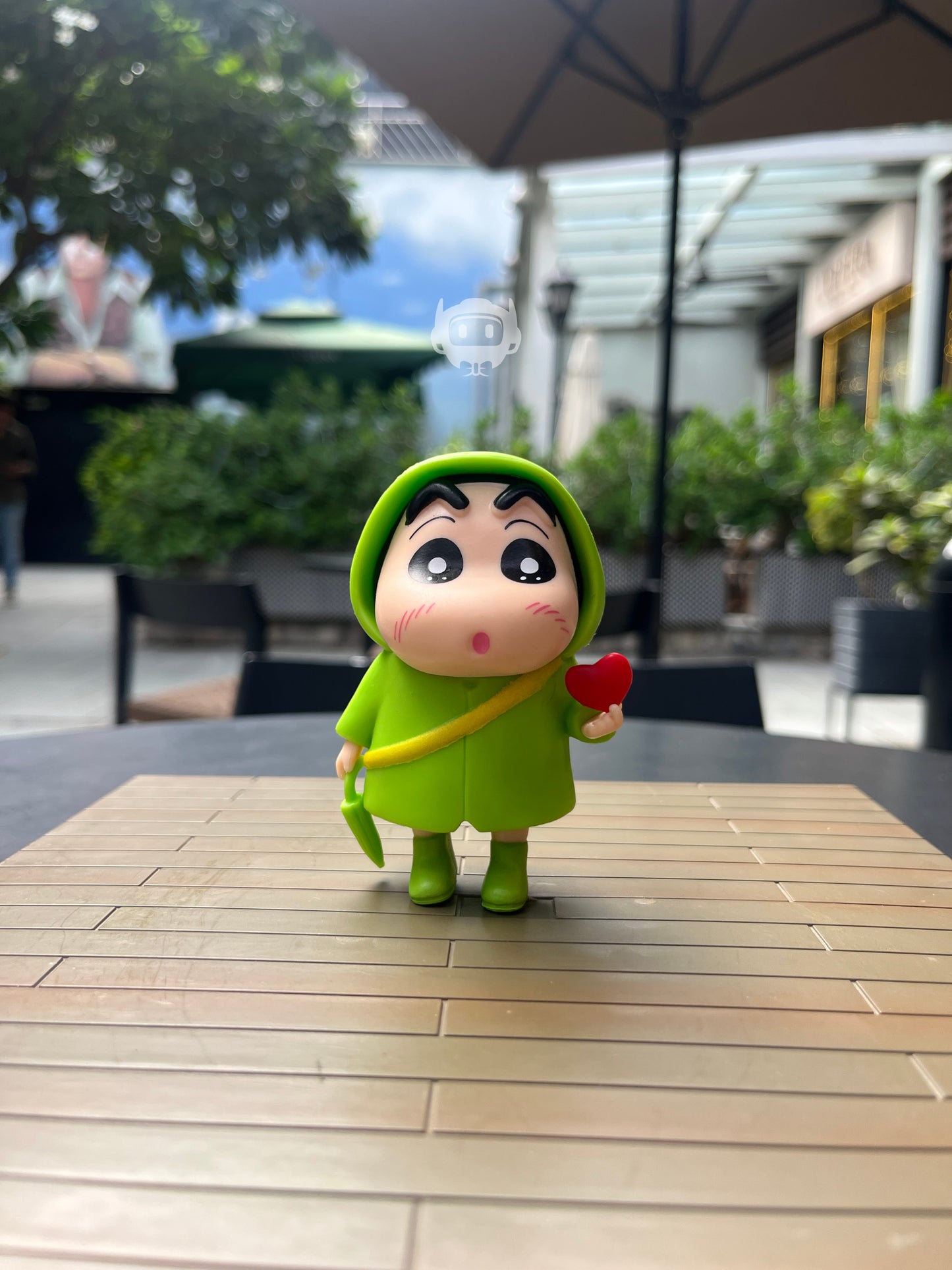 Shinchan green raincoat