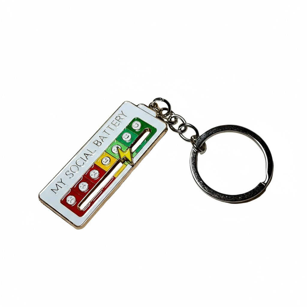 My social battery Keychain